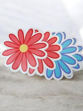 Colorful Flower Summer Place Mats●4 Of Them ■ New